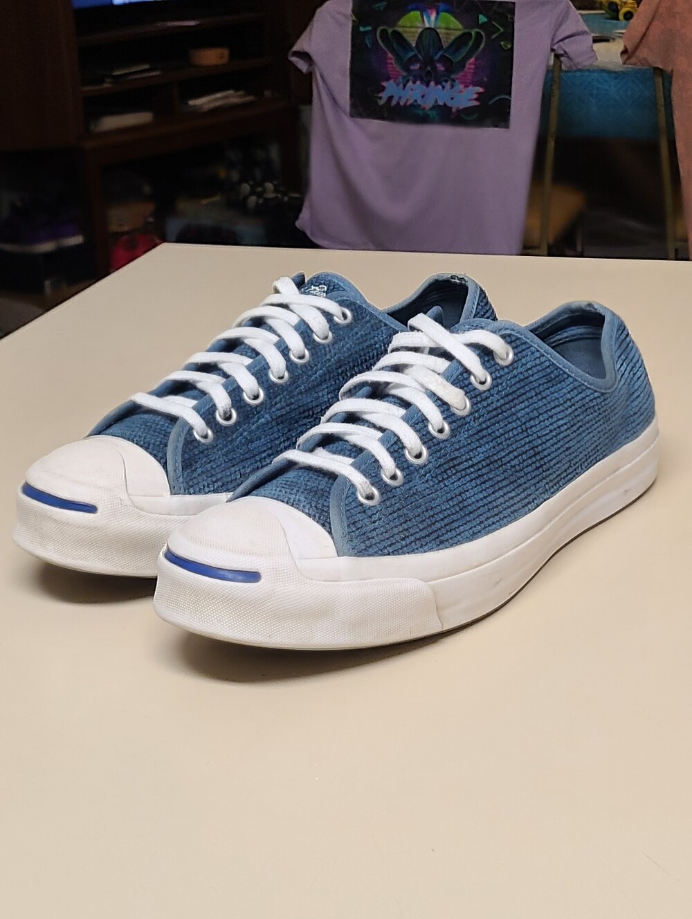 Converse Jack Purcell Corduroy casual low top sneakers size 9